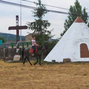 montar a caballo y paseo