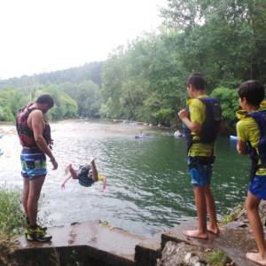 Descenso del Sella excursión con profesores nativos