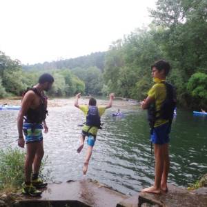 Descenso del Sella excursión con profesores nativos