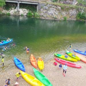 Descenso del Sella excursión con profesores nativos