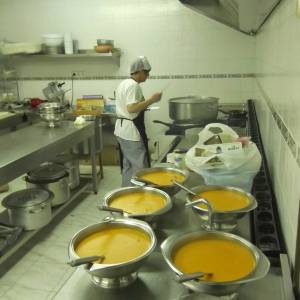 cocina del campamento