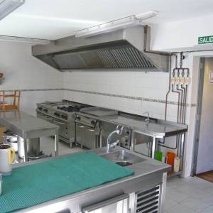 cocina del campamento