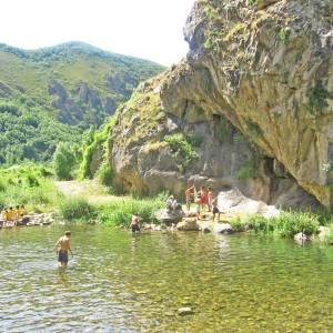 entorno del campamento de inglés