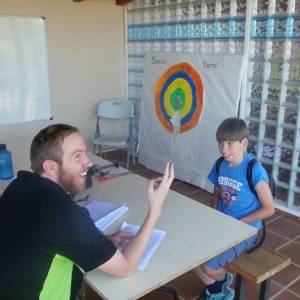 Registro en el campamento de inglés