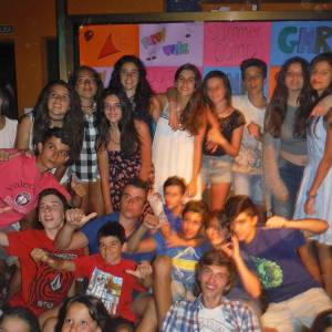 Fiesta de despedida de campamento