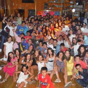 Fiesta de despedida de campamento