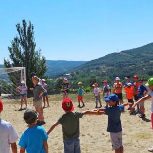 Primer dia de campamento de inglés