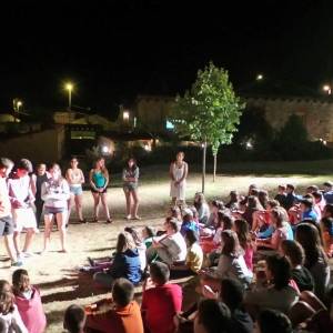 Primer dia de campamento de inglés