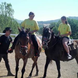 caballos escalada y noche del terror