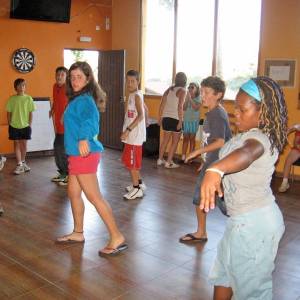 Campamentos de inglés y bailes