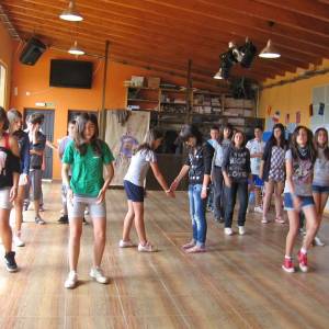 Campamentos de inglés y bailes