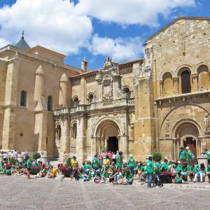 paso por leon al campamento