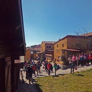 encuentro de colegios en el campamento