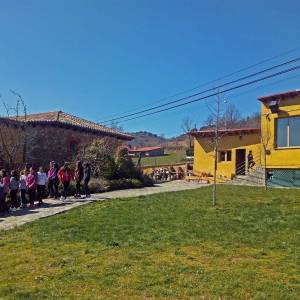 encuentro de colegios en el campamento