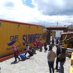 más fotos de la llegada al campamento