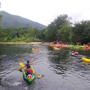 GMR  summercamps descenso del río Sella en piragua