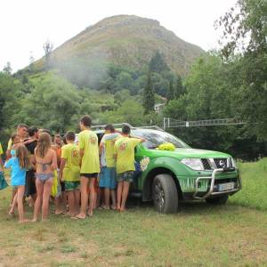 GMR  summercamps descenso del río Sella en piragua