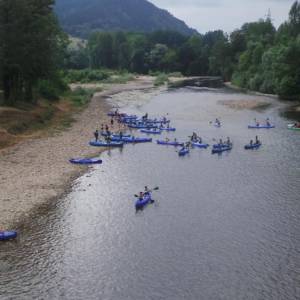 GMR  summercamps descenso del río Sella en piragua